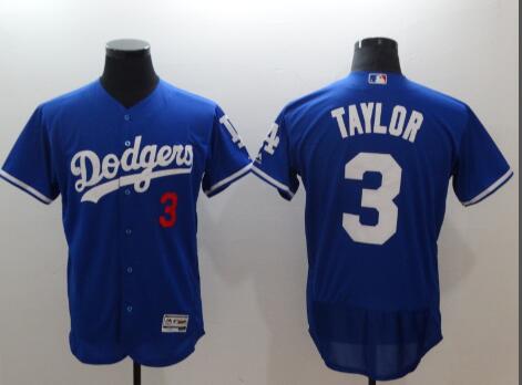 Men's Los Angeles Dodgers Chris Taylor Baseball Jerseys-001