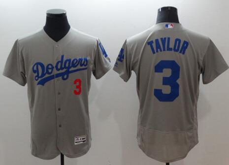 Men's Los Angeles Dodgers Chris Taylor Baseball Jerseys-002