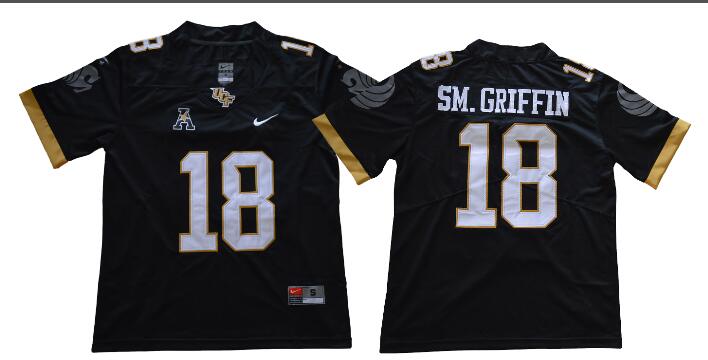 2018 NEW UCF Knights Hot Sale 18 Shaquem Griffin SM.Griffin Dark Gray White Black Stitched NCAA College Game Worn Jerseys S-3XL