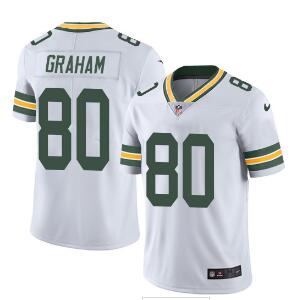 Nike Green Bay Packers #80 Jimmy Graham White Men's Stitched NFL Vapor  Jersey
