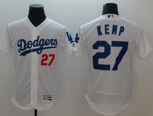 Men's Los Angeles Dodgers Matt Kemp 27# Baseball Jersey-001