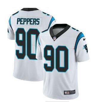 Nike Carolina Panthers #90 Julius Peppers   Men's Stitched NFL Vapor Untouchable Limited Jersey-002