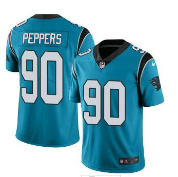 Nike Carolina Panthers #90 Julius Peppers   Men's Stitched NFL Vapor Untouchable Limited Jersey-003