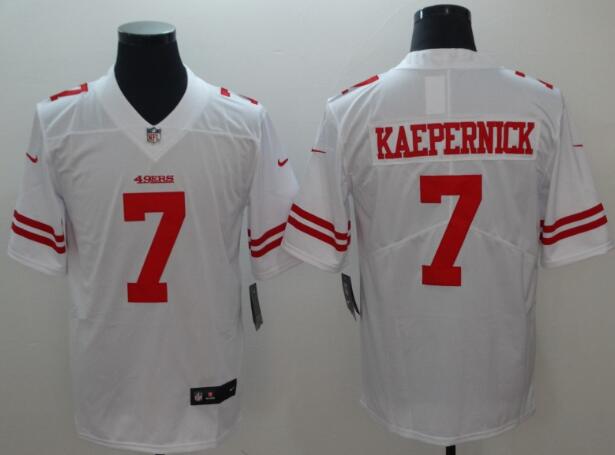 Men's San Francisco 49ers #7 Colin Kaepernick  Stitched NFL Nike Jersey-001