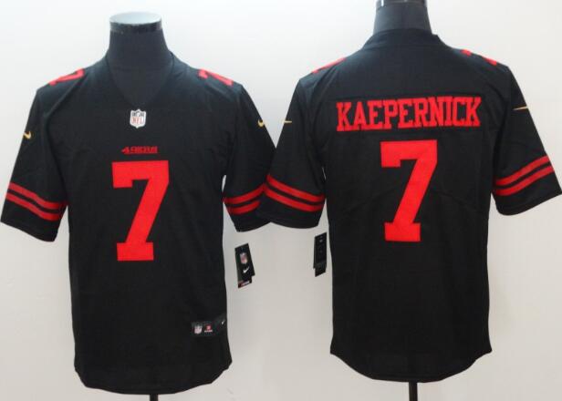 Men's San Francisco 49ers #7 Colin Kaepernick  Stitched NFL Nike Jersey-002