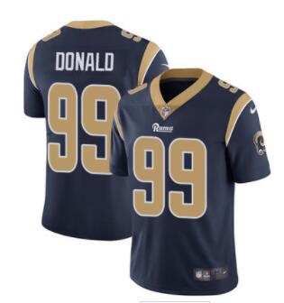 Men's Nike Los Angeles Rams #99 Aaron Donald Jersey-002