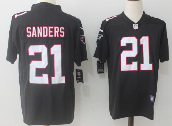 Men's NEW Nike San Francisco 49ers 21 Sanders Football Jersey-001