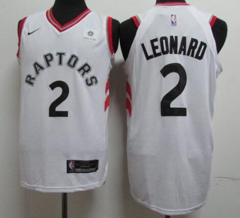 New Nike Toronto Raptors Men 2 Kawhi Leonard Basketball Jersey-001