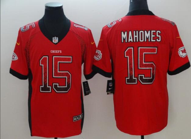 Nike Kansas City Chiefs #15 Patrick Mahomes Football Jersey-001