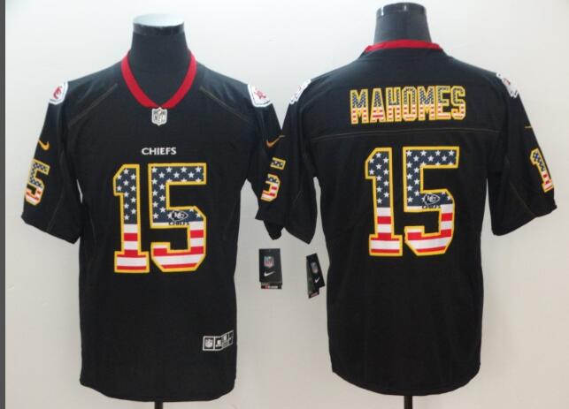 Nike Kansas City Chiefs #15 Patrick Mahomes Football Jersey-002