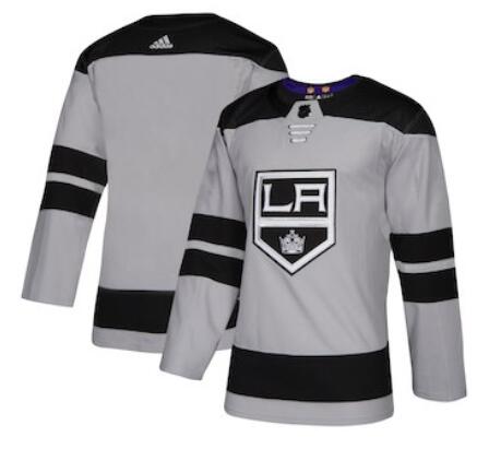 Men's Los Angeles Kings adidas Gray Alternate Authentic Jersey