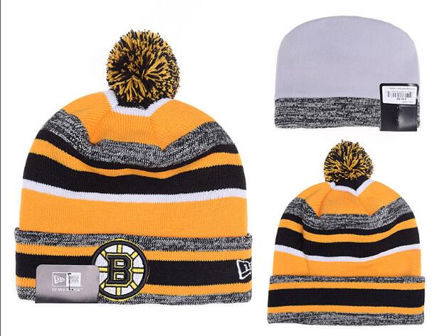 Boston Bruins Beanies Winter Hats-005