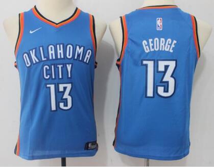 Men's Oklahoma City Thunder #13 Paul George NBA jersey