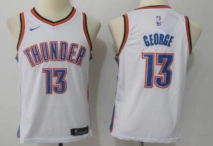 Men's Oklahoma City Thunder #13 Paul George NBA jersey