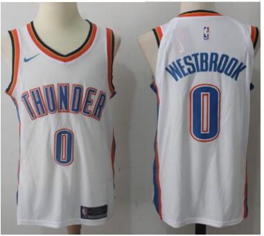 Nike Oklahoma City Thunder #0 Russell Westbrook  Stitched NBA Jersey