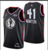 Jordan Men's Dallas Mavericks #41 Dirk Nowitzki 2019 All-Star Jersey-002