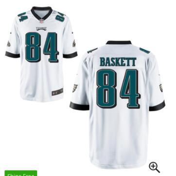 Custom Hank Baskett Jersey  #84 Philadelphia Eagles  Jersey-002