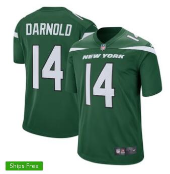 Men's New York Jets Sam Darnold Nike Football Jersey-002