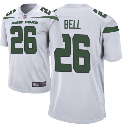 Men Nike New York Jets 26 Le'Veon Bell Football Jerseys