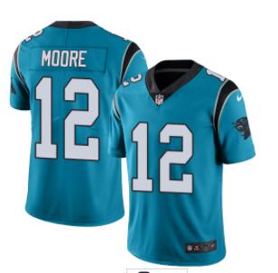 Nike Panthers #12 DJ Moore Men Football Jerseys-003