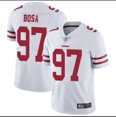 Kid's/ Youth 49ers #97 Nick Bosa  Stitched Football  Jersey