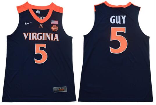 Men's Kyle Guy Virginia Cavaliers College Basketball Jersey Stitched