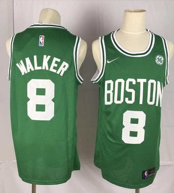 Men's Boston Celtics Kemba Walker Nike Jersey-001