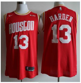 Rockets 13 James Harden Men's Nike Retro Swingman Jersey-002
