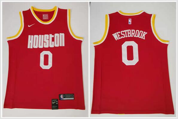 Nike Rockets #0 Russell Westbrook  Jersey-002