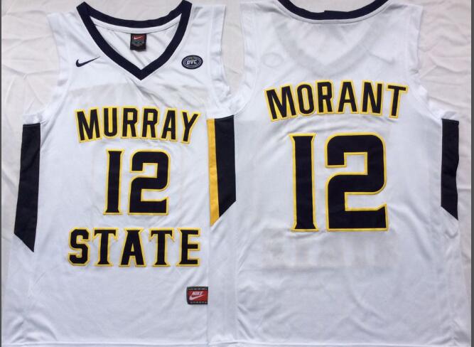 Men's 12 Ja Morant Murray State College Jersey-001