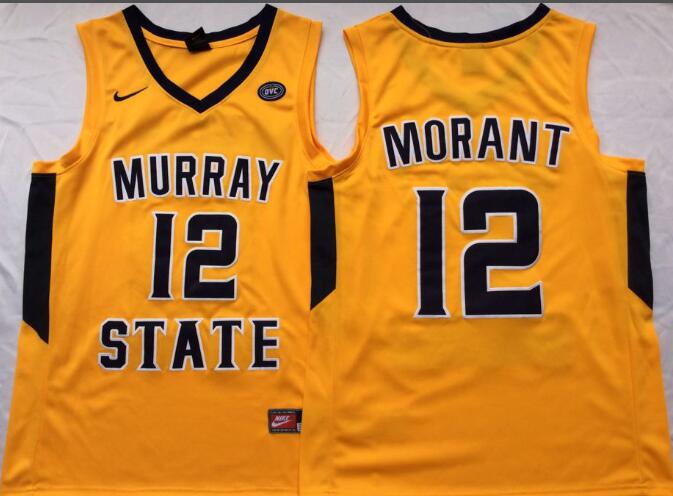 Men's 12 Ja Morant Murray State College Jersey-003