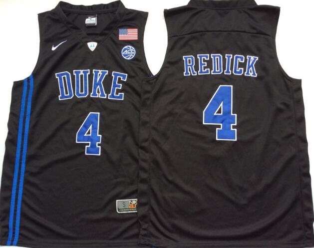 Men Duke Blue Devils College  4 J.J. Redick  Jersey-003