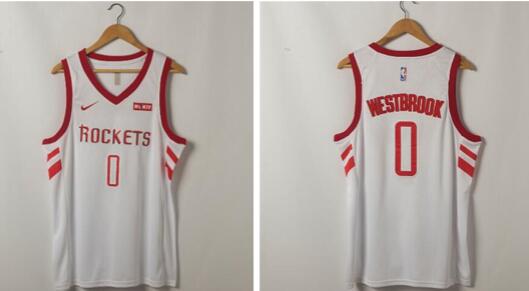 Nike Rockets #0 Russell Westbrook Stitched Jersey