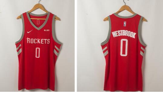 Nike Rockets #0 Russell Westbrook Stitched Jersey
