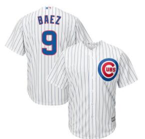 Men's Chicago Cubs 9 Javier Baez Jersey