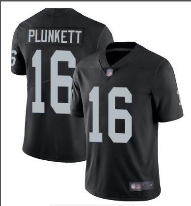 Nike Oakland Raiders #16 Jim Plunkett  Men's Stitched NFL Vapor Untouchable Limited Jersey-001