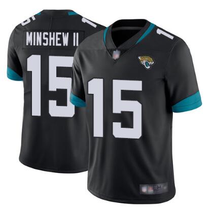 Jaguars #15 Gardner Minshew II Men Stitched Jersey-001