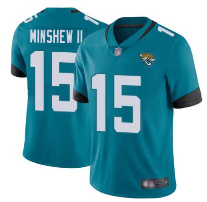 Jaguars #15 Gardner Minshew II Men Stitched Jersey-002