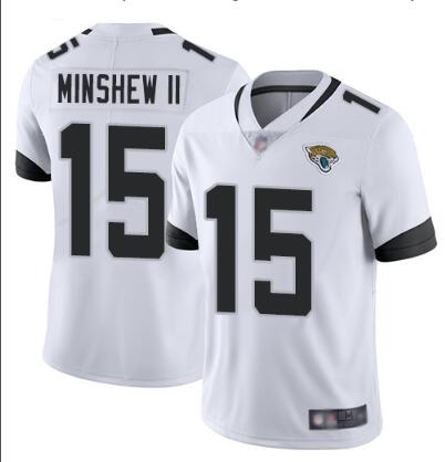 Jaguars #15 Gardner Minshew II Men Stitched Jersey-003