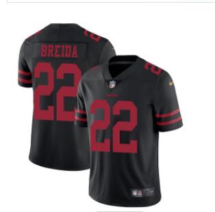Nike 49ers #22 Matt Breida  Men's Stitched Jersey-003
