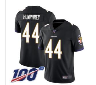 Nike Ravens #44 Marlon Humphrey Men's Stitched NFL 100th Season Vapor Limited Jersey-001
