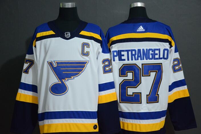 men's St. Louis Blues Alex Pietrangelo 27 Stitched Hockey Jersey-001