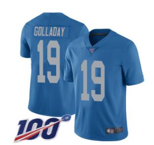 Lions #19 Kenny Golladay Men's Stitched Football Jersey-002