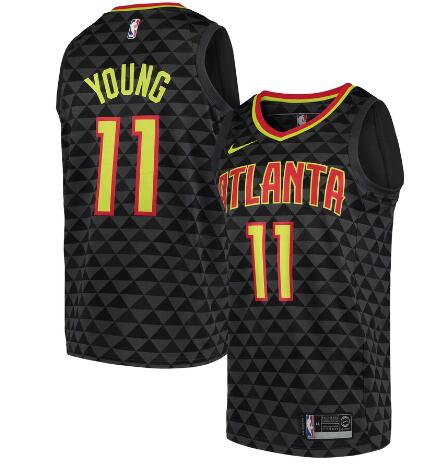 Men 11 Trae Young Basketball Jersey-001