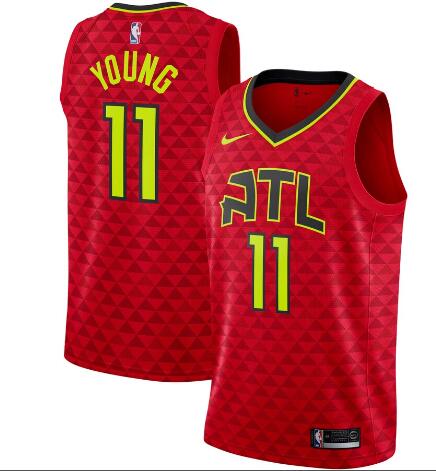 Men 11 Trae Young Basketball Jersey-002
