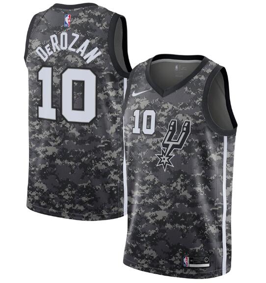 Men's San Antonio Spurs DeMar DeRozan Nike Black City Edition Swingman Jersey