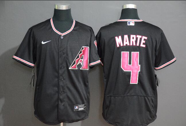 Men Arizona Diamondbacks #4 Ketel Marte  Stitched MLB Jersey