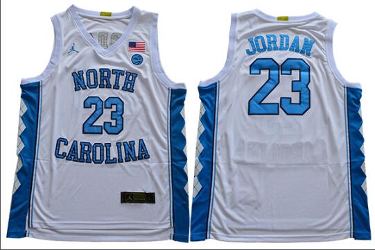 2019 North Carolina 23 Jordan Men Stitched Jersey