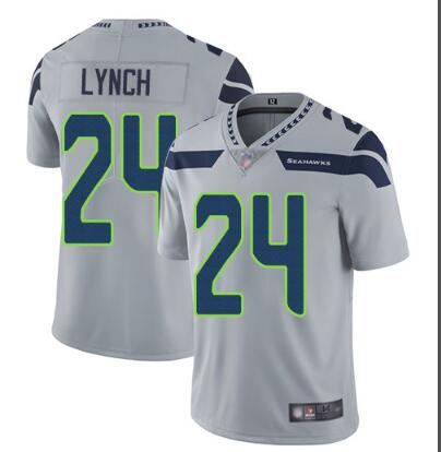 Men Nike Seahawks #24 Marshawn Lynch Stitched Jersey-001