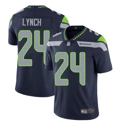 Men Nike Seahawks #24 Marshawn Lynch Stitched Jersey-003